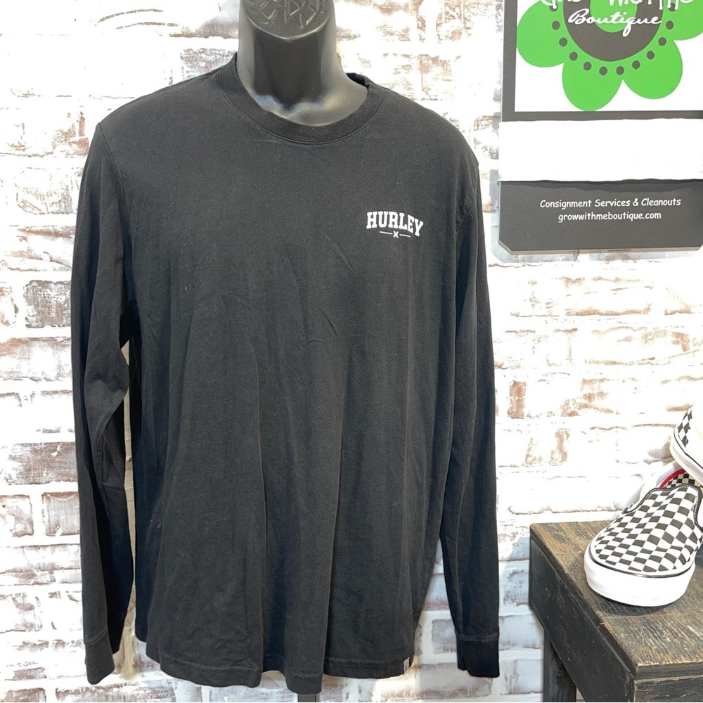 Hurley Classic Black Long Sleeve Tee large